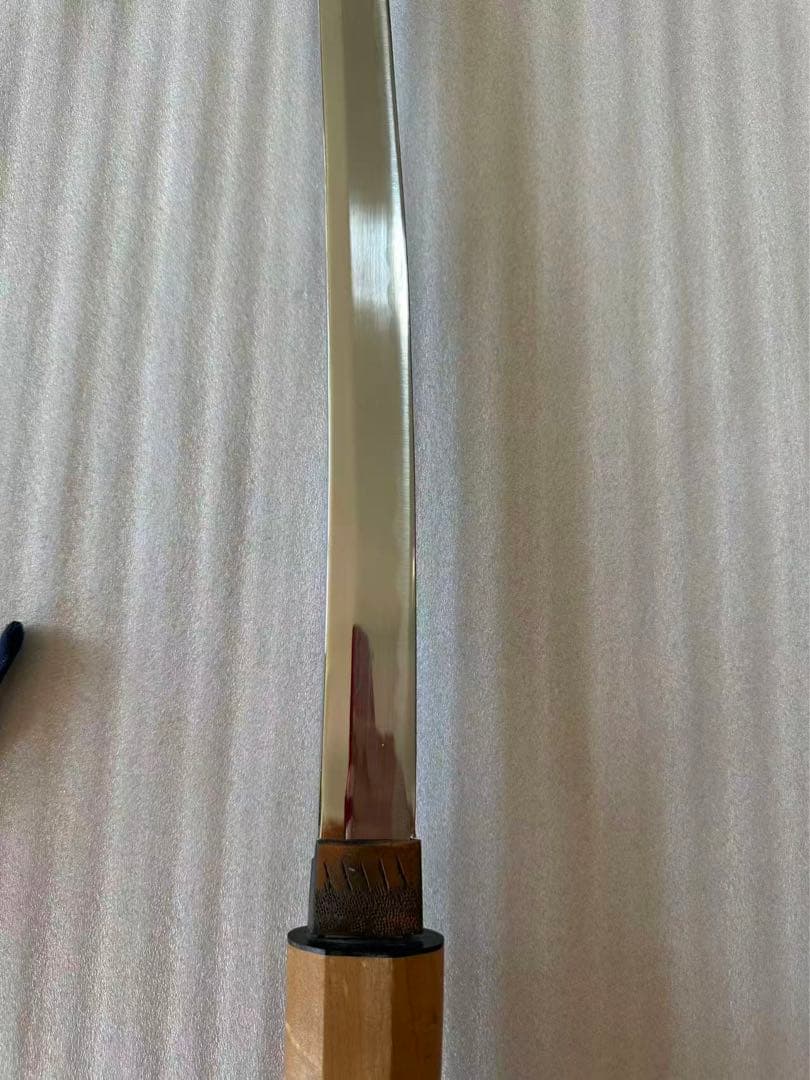 薄刃 居合刀 白鞘　鞘付き長さ101cm 刀袋付き11F