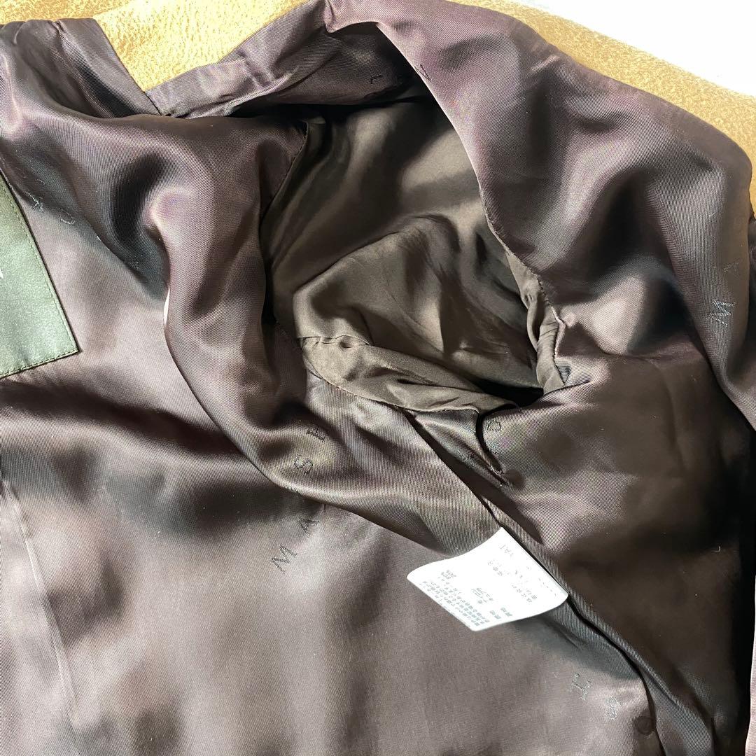 《美品》マッキントッシュロンドン チェスターコート ウール キャメル【L】通勤