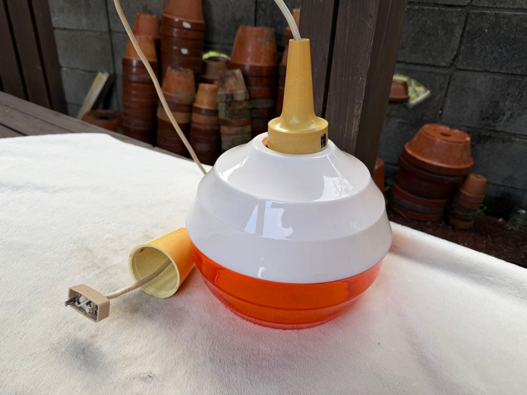 昭和レトロ ペンダントライト レトロポップ ナショナル 当時物