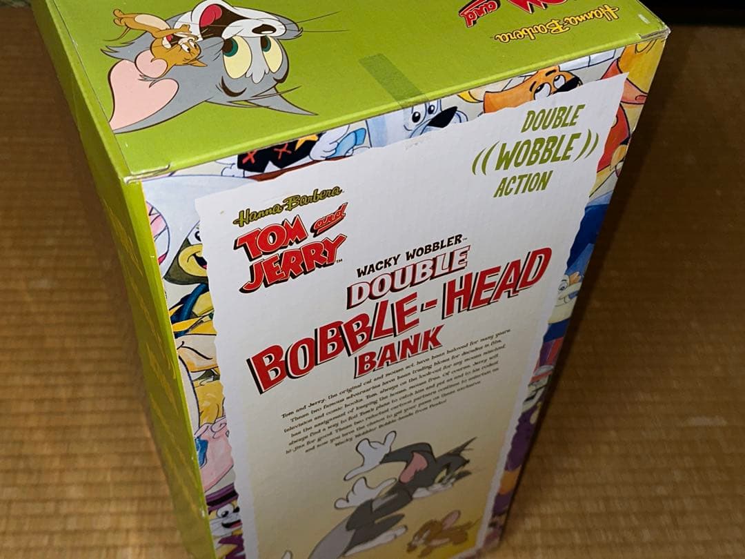 トムとジェリー　ダブルバブルヘッドバンク　TOMandJERRY 貯金箱