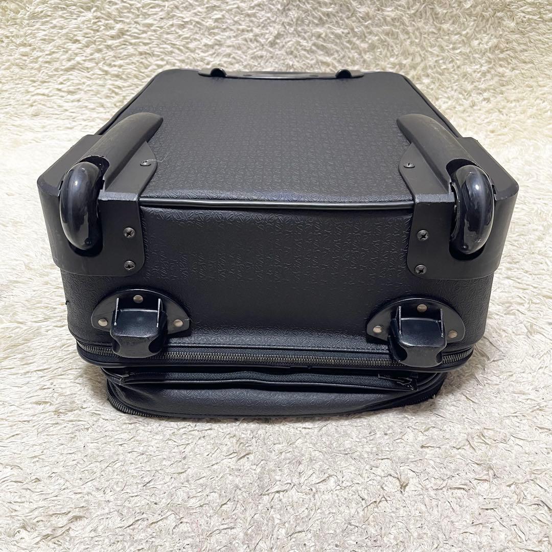 特大容量】LOEWE キャリーケース ビジネスバッグ 2way アナグラム 黒 かぎ