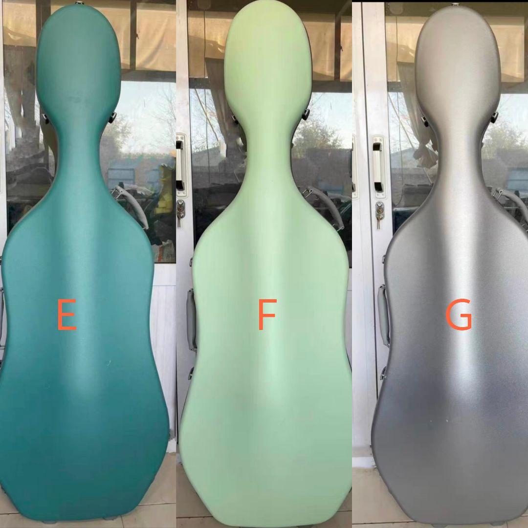 3.2kg!オレンジシリーズ登場！超軽量新品高級チェロケース 多色入 領収書可！