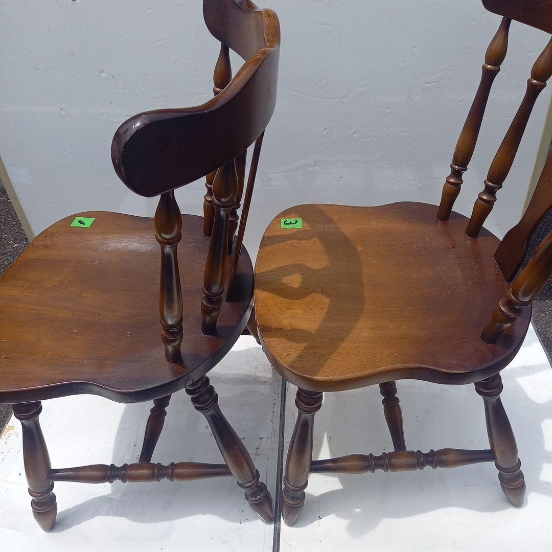 キツツキ　飛騨産業　ダイニングチェア2脚セット