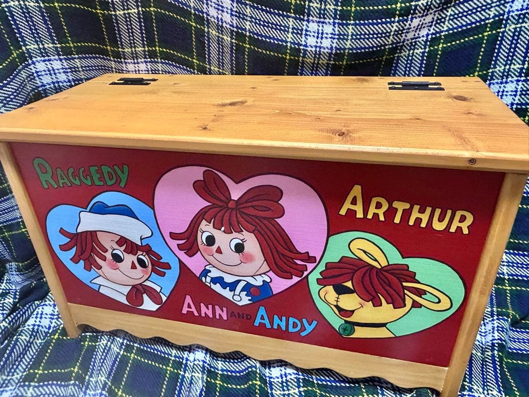 カントリー家具ハンドメイドベンチチェストラガディ＆アンディ