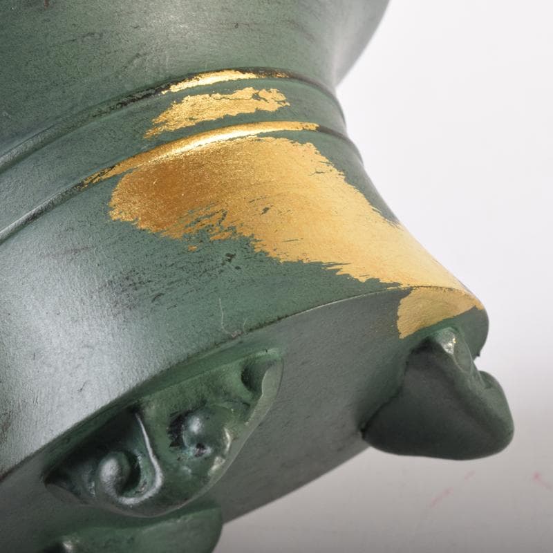 平安　秦蔵六造　塗金銅　塗金銅香炉　「瑞雲」　M　7105