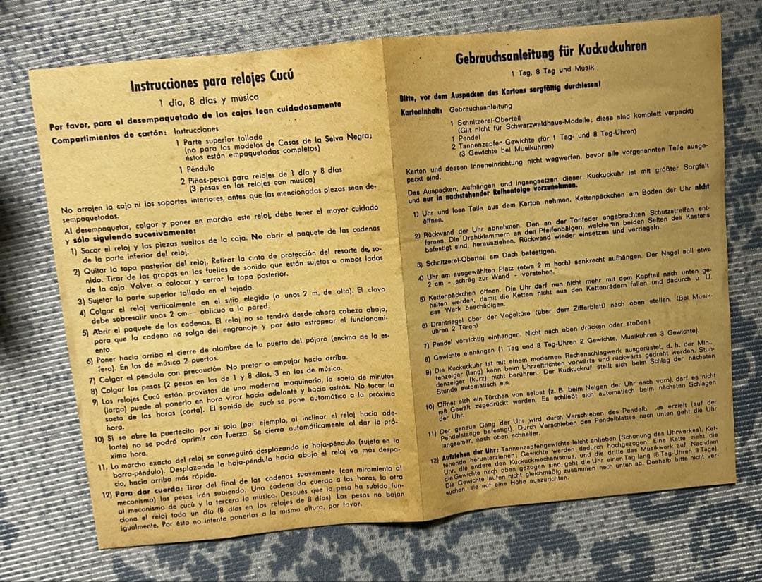 木製ククラック時計 振り子時計◎Kuckucksuhr オルゴール　ドイツ製