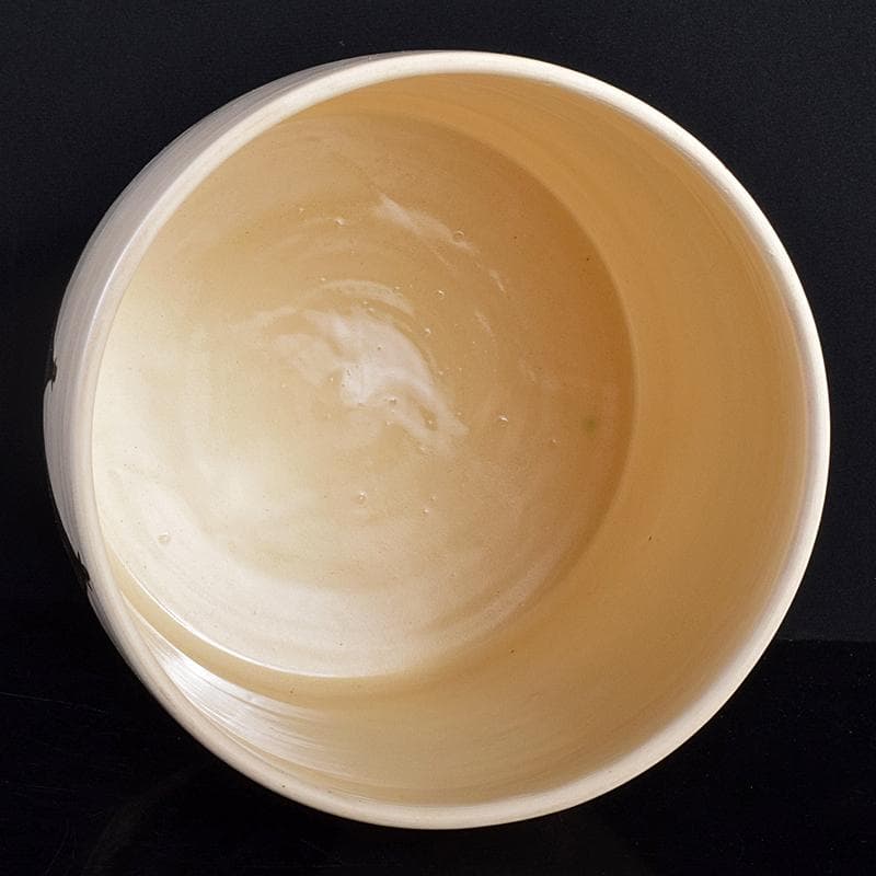 京焼 三浦竹軒造 鉄絵 鳥山水図 水指 共布共箱二重箱 C R8833B - メルカリ