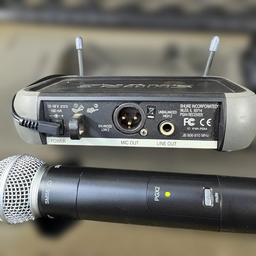 SHURE PGX24ワイヤレスマイクレシーバー