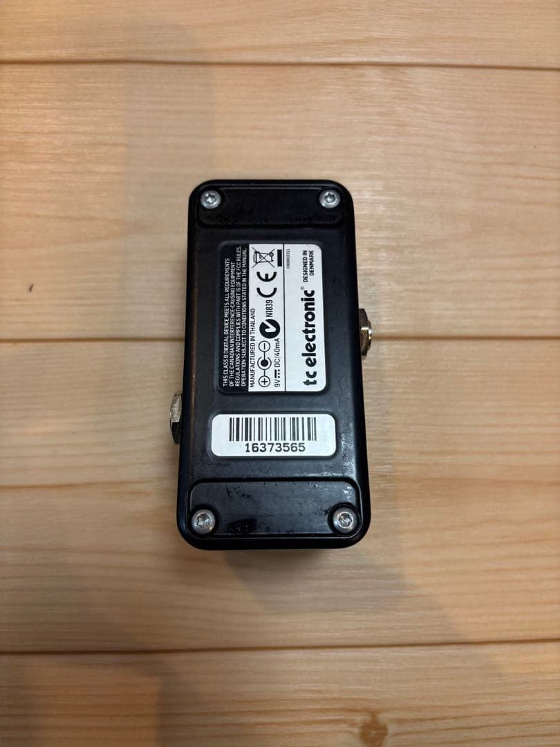 tc electronic polytune2 noirギターチューナー