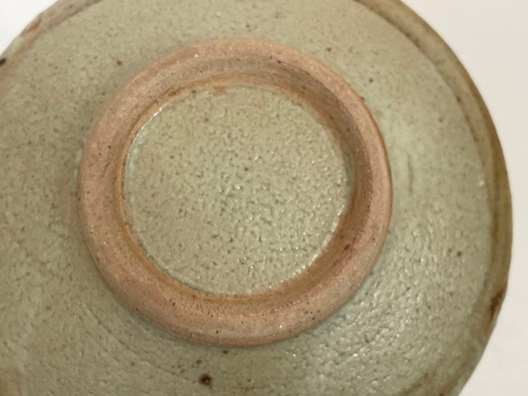 陶芸家　人間国宝　濱田庄司　浜田庄司　鉄絵　皿　丸皿　中皿　波文　共箱　民芸