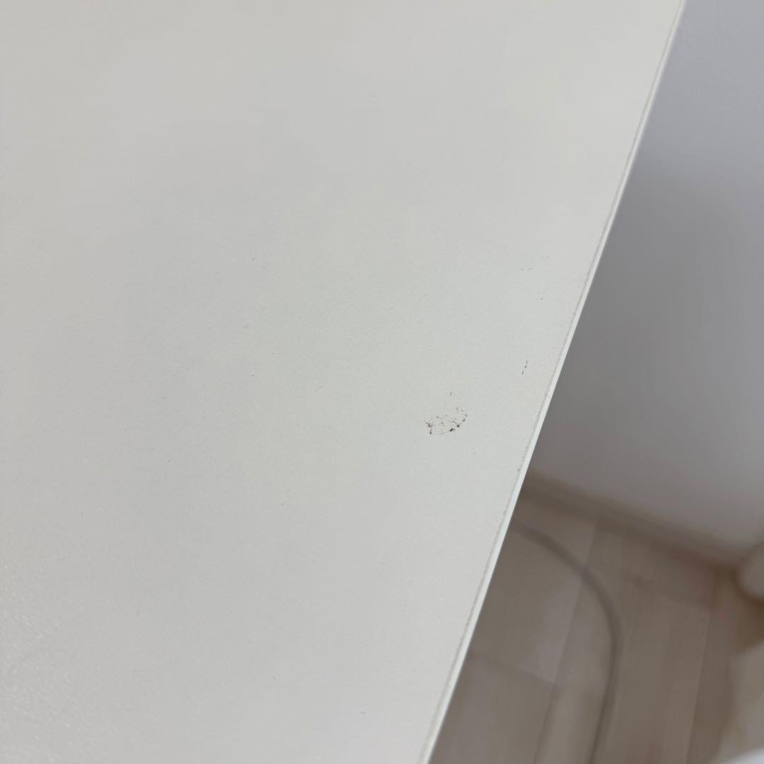 サンワダイレクト シンプルワークデスク 幅140cm×奥60cm ホワイト