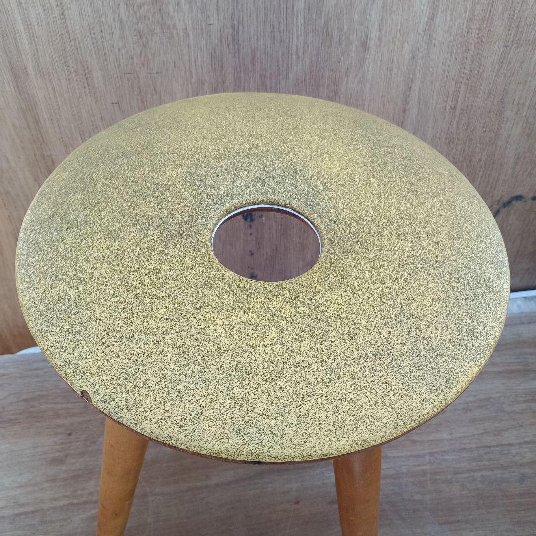 N*6様 4250)天童木工のリングスツール 丸椅子　昭和レトロ