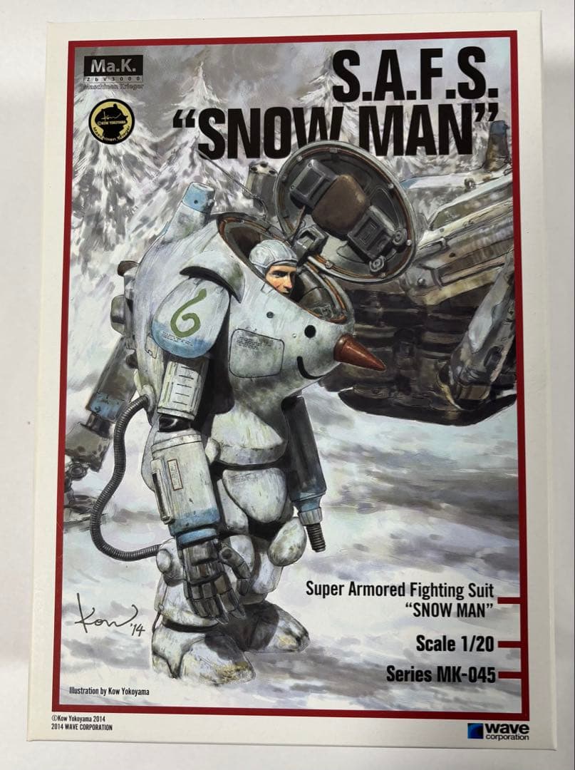 WABE 1/20 マシーネンクリーガー　S.A.F.S スノーマン ウェーブ 1/20 S.A.F.S.SPACE TYPE 2C スーパーボール[ Moon Snowman