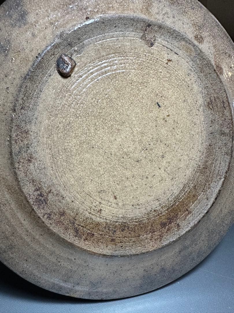 瀬戸　行燈皿　油皿　絵瀬戸　検索:灯火器　江戸時代後期