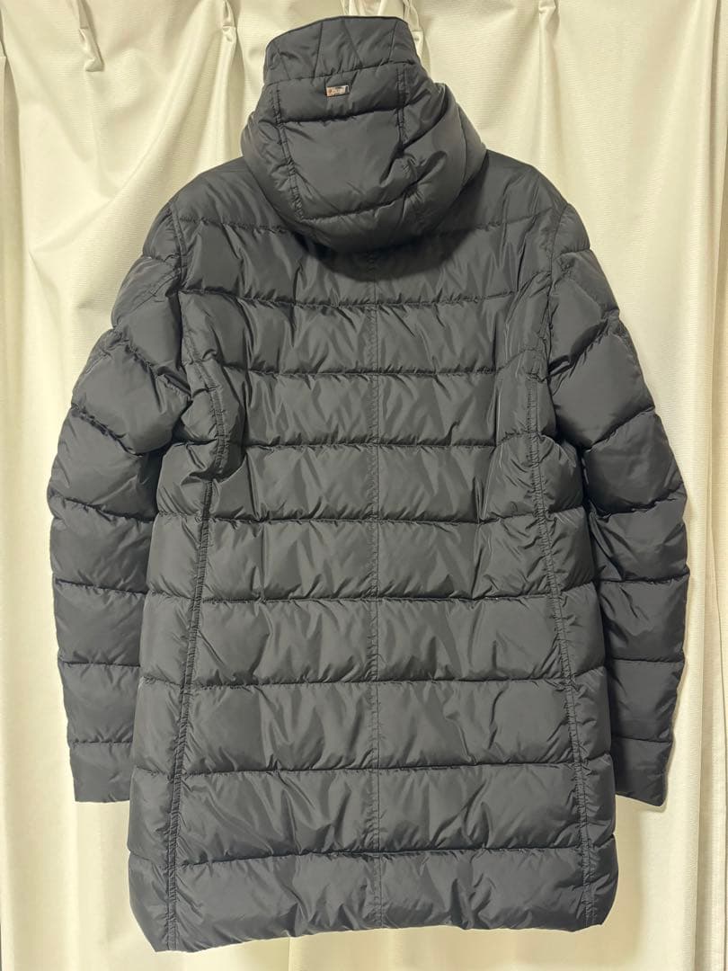 HERNO シルクカシミア×ローゲージカシミアニットスタンドカラーコンビ