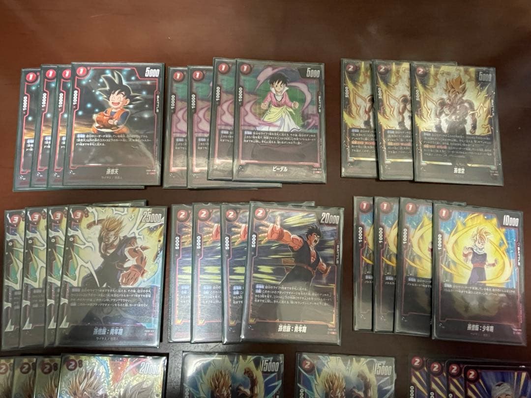 ドラゴンボールフュージョンワールド　赤悟飯デッキパーツ　孫悟飯　孫悟天　ほか