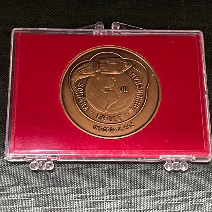 アポロ7号 アポロ初有人飛行 記念メダル 1968年 アポロ初有人飛行 記念