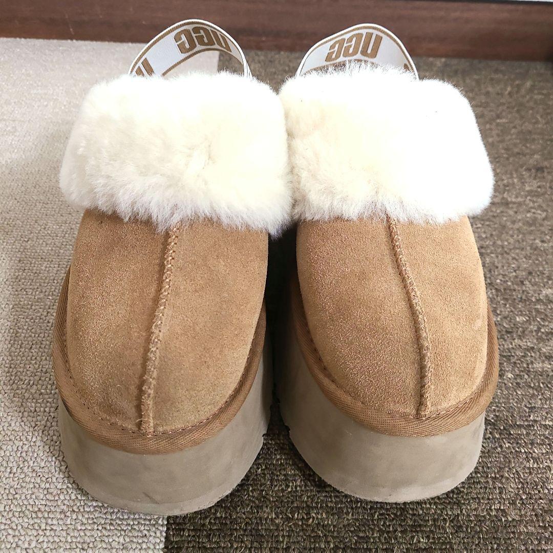 UGG ブラウン 厚底ムートンブーツ