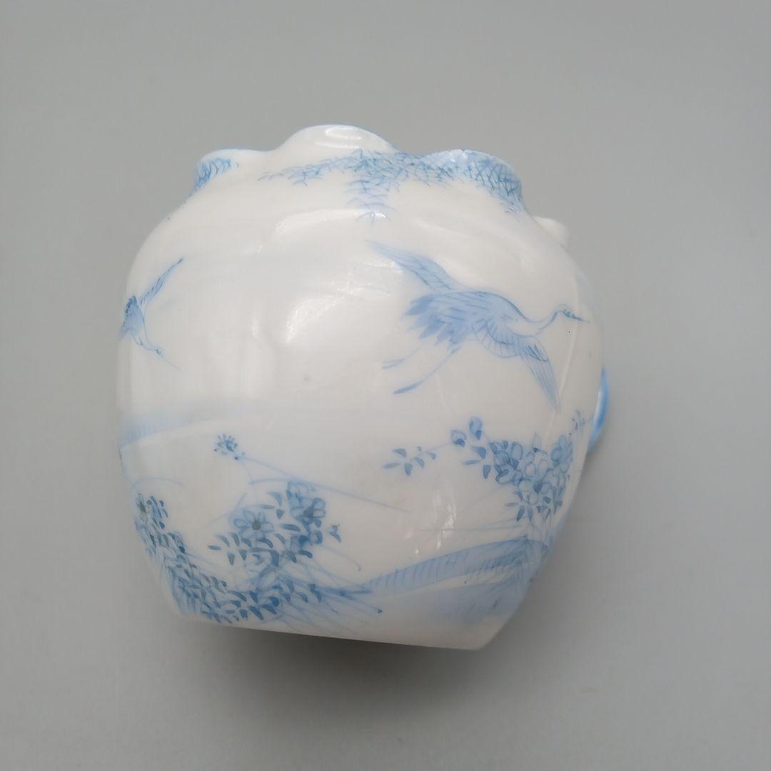 明治期　横浜焼 　井村彦次郎　波型 カップ＆ソーサー　エッグシェル 里帰り