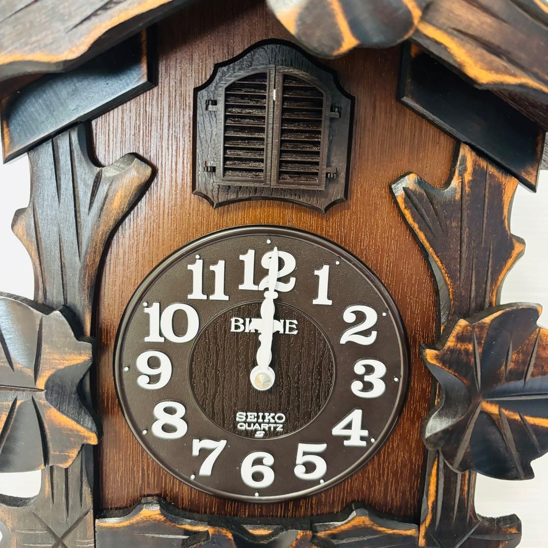 【極希少】未使用品 SEIKO 鳩時計 BIRDIE quartz