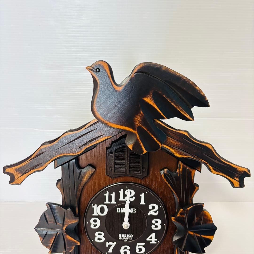 【極希少】未使用品 SEIKO 鳩時計 BIRDIE quartz