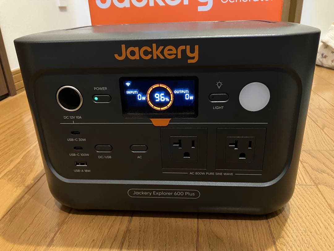 【美品】Jackery ポータブル電源 600 Plus 632Wh サイズと容量の良バランス！ Jackeryから登場、632Whポータブル電源