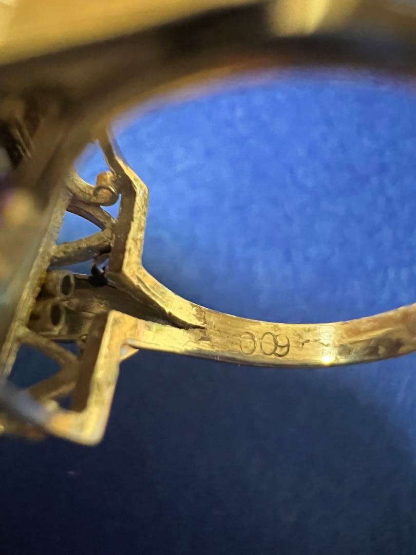 アメジストリング PT900プラチナリング