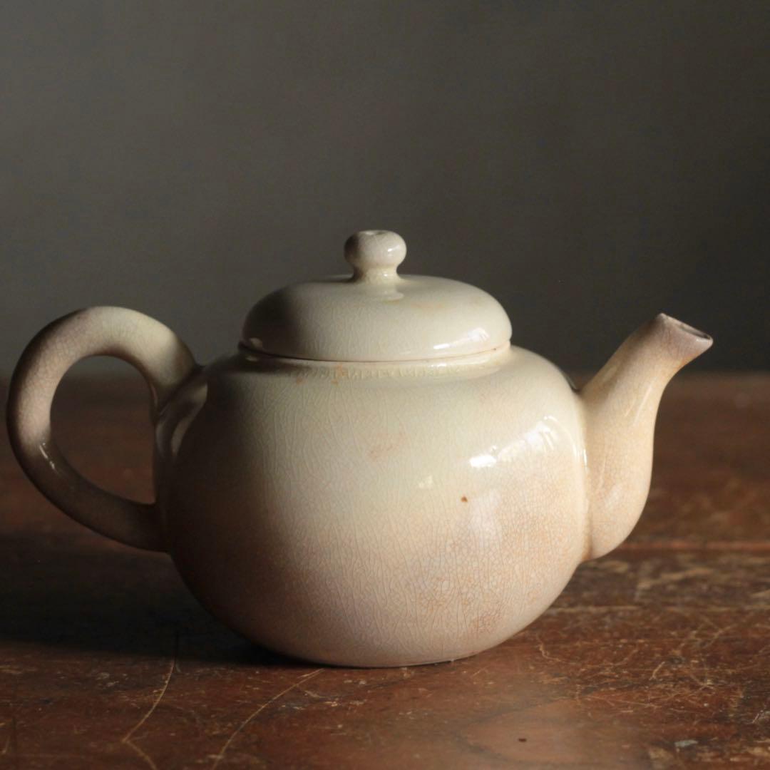 白薩摩 急須 後手 煎茶道具 古道具 アンティーク 古美術 酒注ぎ