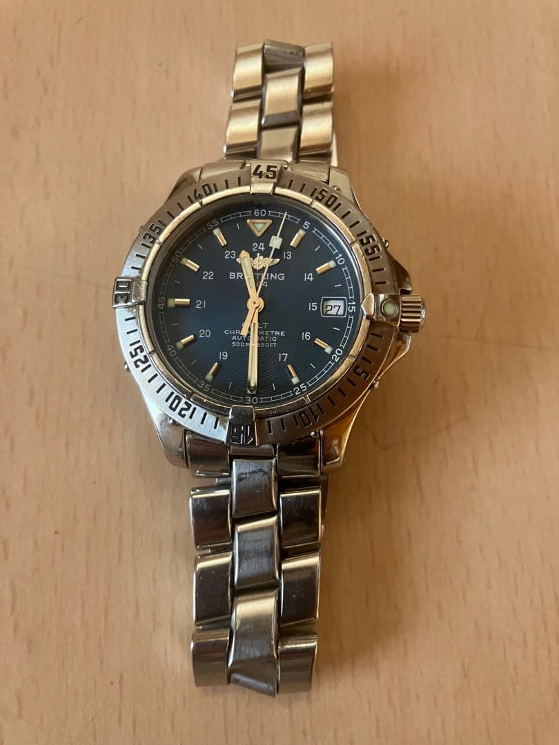 BREITLING COLT CHRONOMAT 自動巻き時計　リューズ修理必要