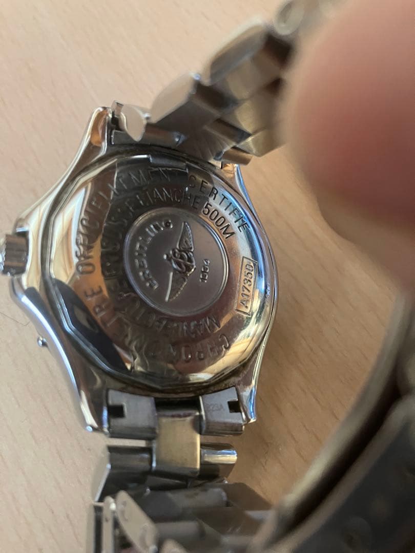 BREITLING COLT CHRONOMAT 自動巻き時計　リューズ修理必要