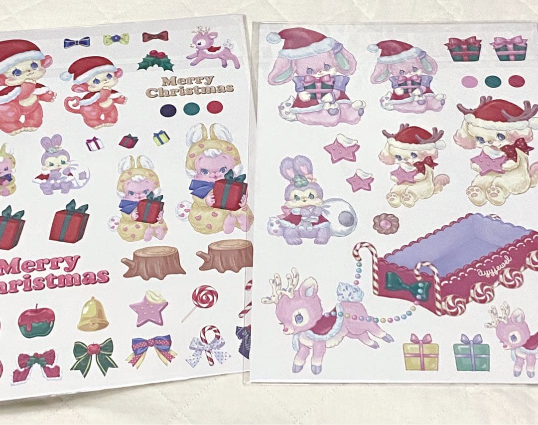 ayyjewelアイジュエル様クリスマスワーク缶 デザペ・メモ・テープセット