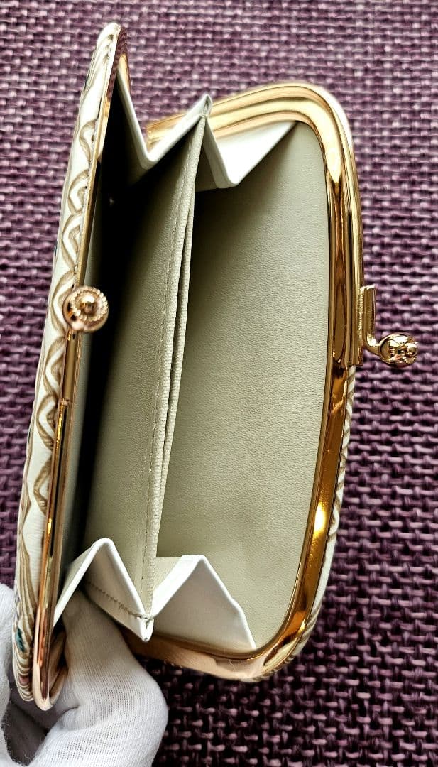 文庫屋大関　がま口財布 ケース　小銭入れ（箱、ショップカード付き）