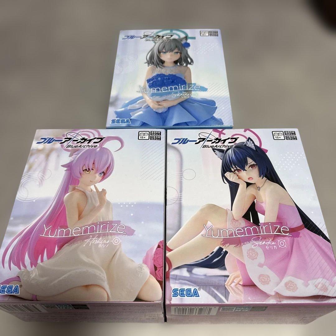新品】ブルーアーカイブ Yumemirizeフィギュア シロコ セリカ ホシノ
