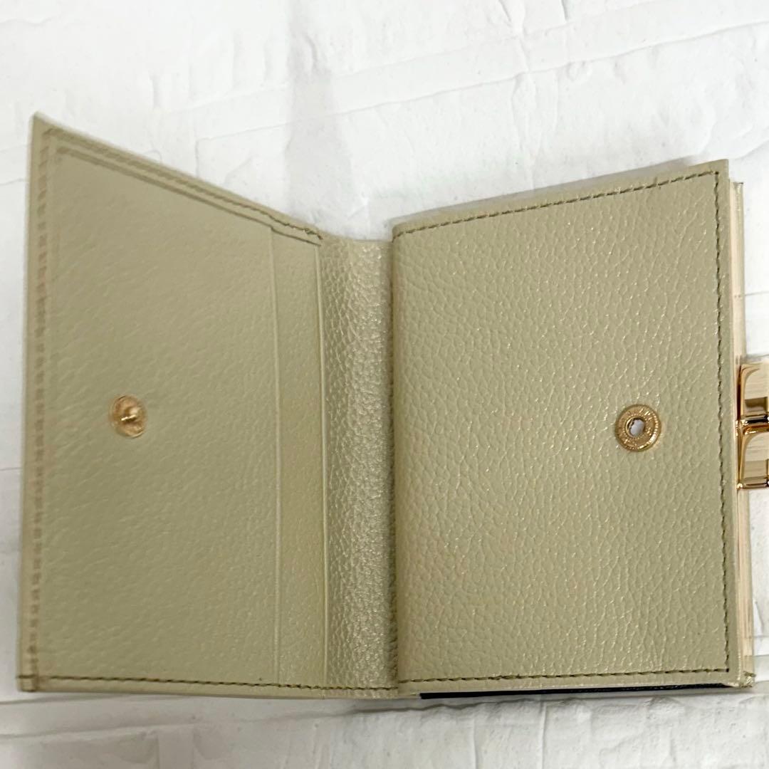 【皇室財布】菊の御紋 がま口財布 ゴールド 高級牛革 新品未使用 箱付き◎