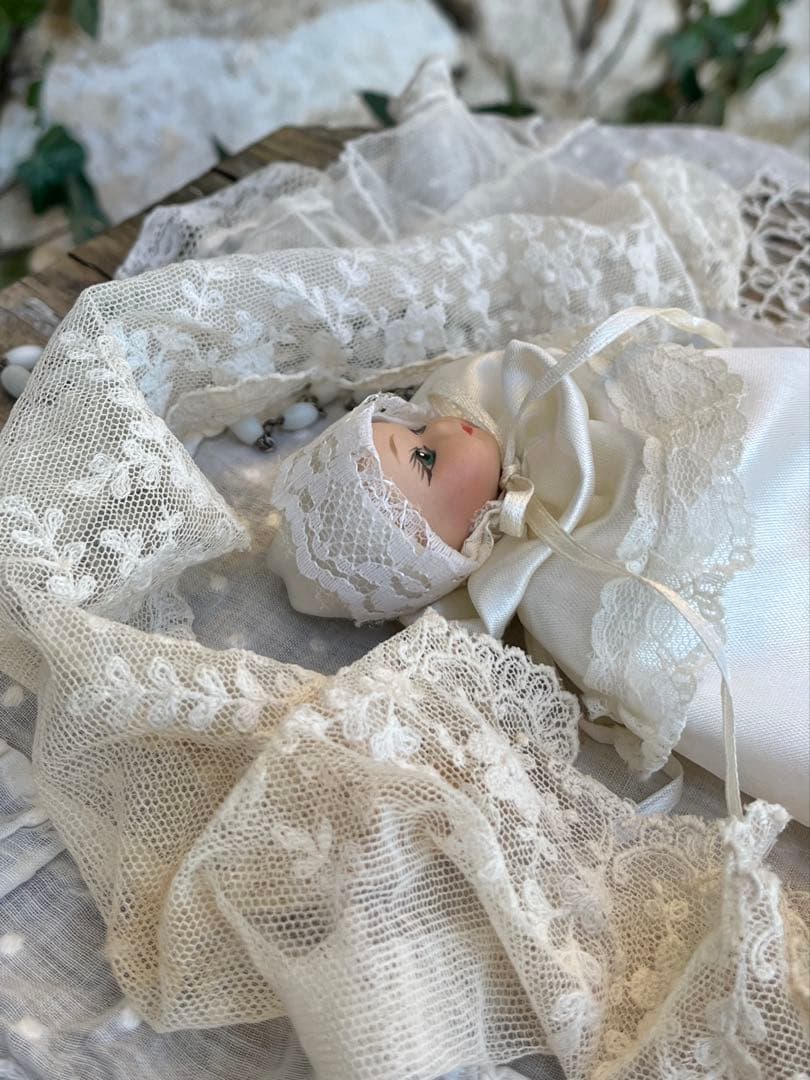 ◇フランスアンティーク｜ミニョネット赤ちゃんビスクドールベビー