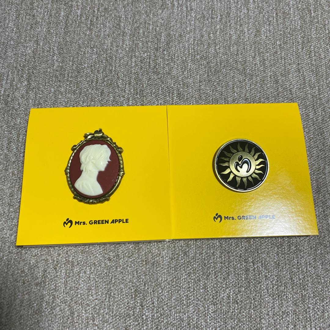 Mrs. GREEN APPLE カメオピンズ 大森元貴 ミセス バベル ガチャ - メルカリ