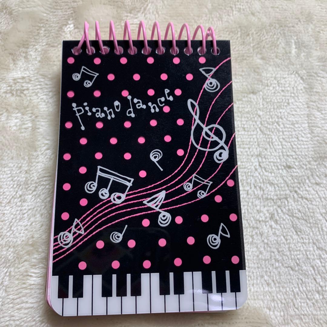平成レトロ音符メモ帳 音楽メモ帳 鍵盤メモ帳 ト音記号メモ帳 - メルカリ