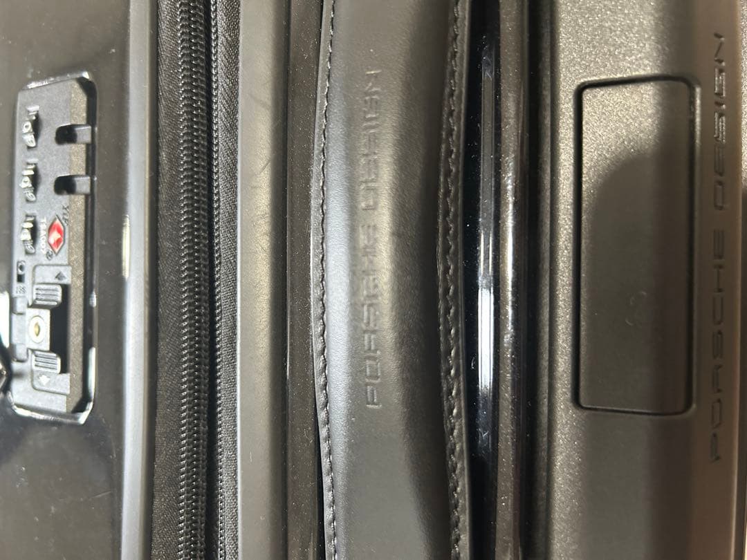 9月6日7日限定価格 ポルシェスーツケース ブラック 新品未使用.確実