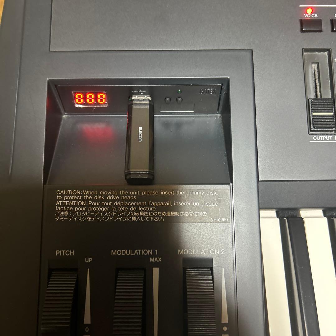 YAMAHA SY77 USBフロッピーエミュレータ換装済 YAMAHA SY99/SY77専用