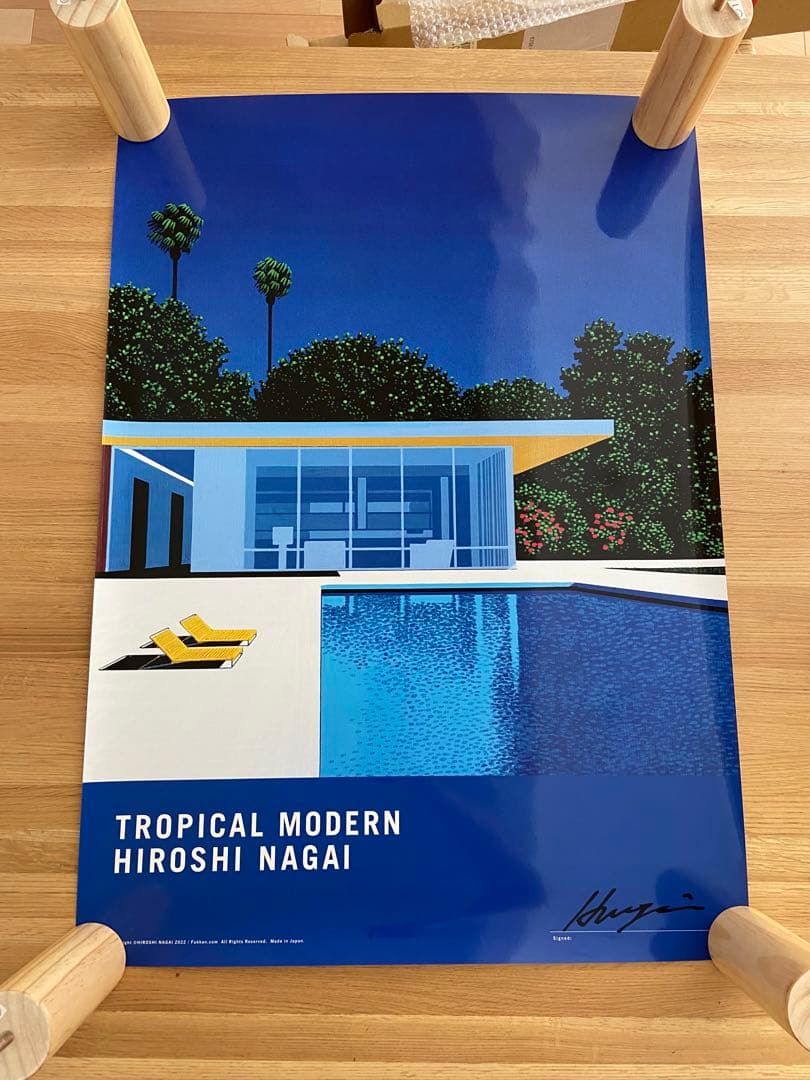 超希少アート❗️入手困難品❗️】永井博 直筆サイン証明書付き 限定