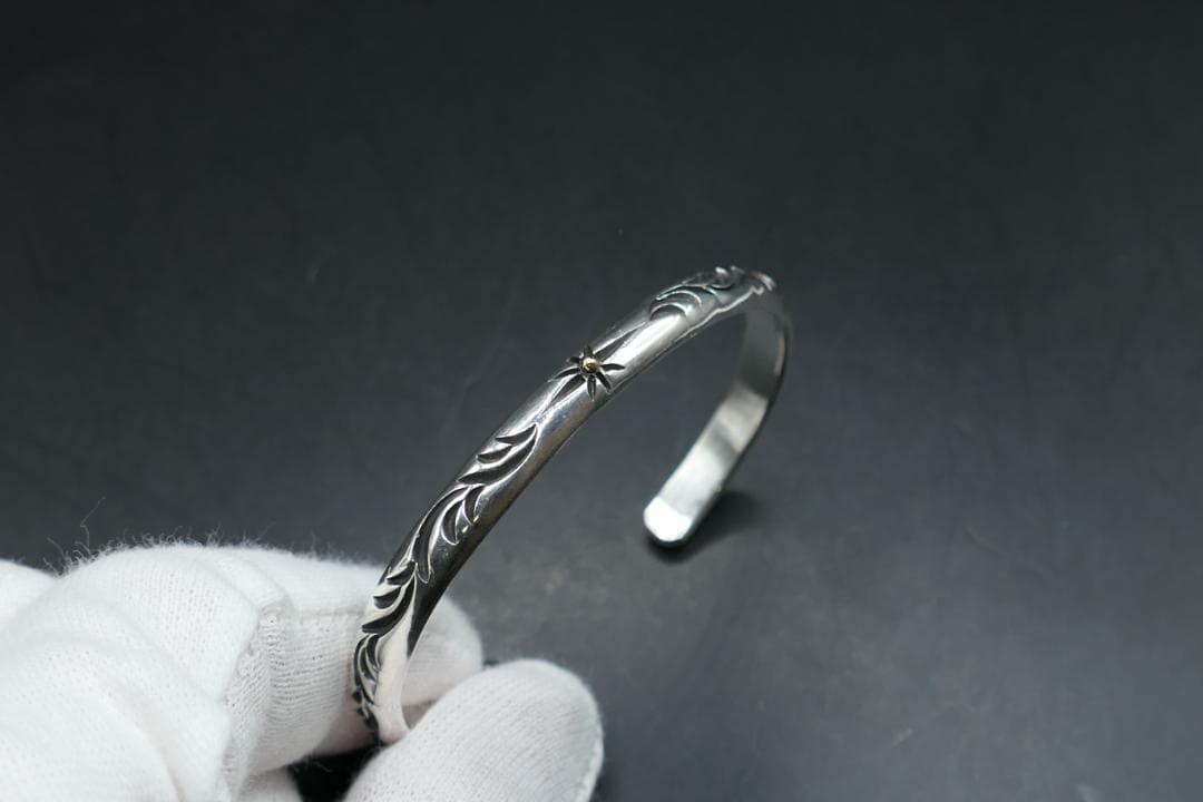美品 BIG HAND 太陽神 K18 バングル アラベスク ビッグハンド - メルカリ
