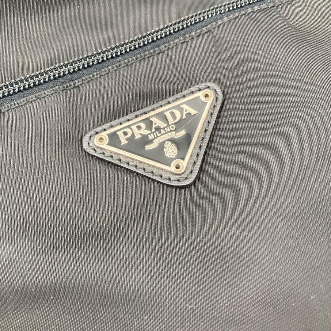 良品✨プラダ 三角ロゴ ブリーフケース ビジネスバッグ ナイロン 黒 ブラック