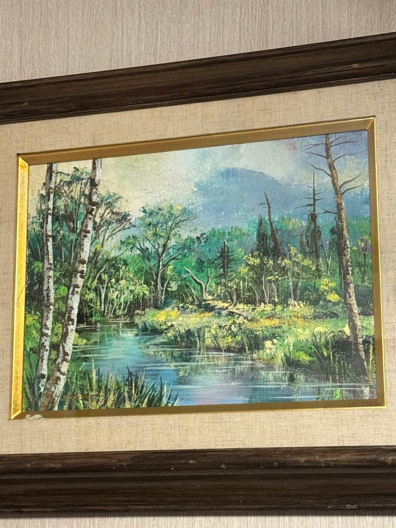 田河 勇造 風景 奥日光 匀河