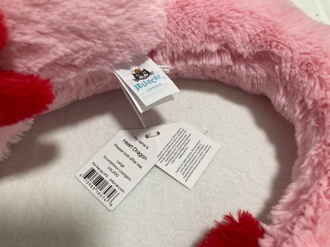 新品  Heart Dragon 赤×ピンク バレンタイン