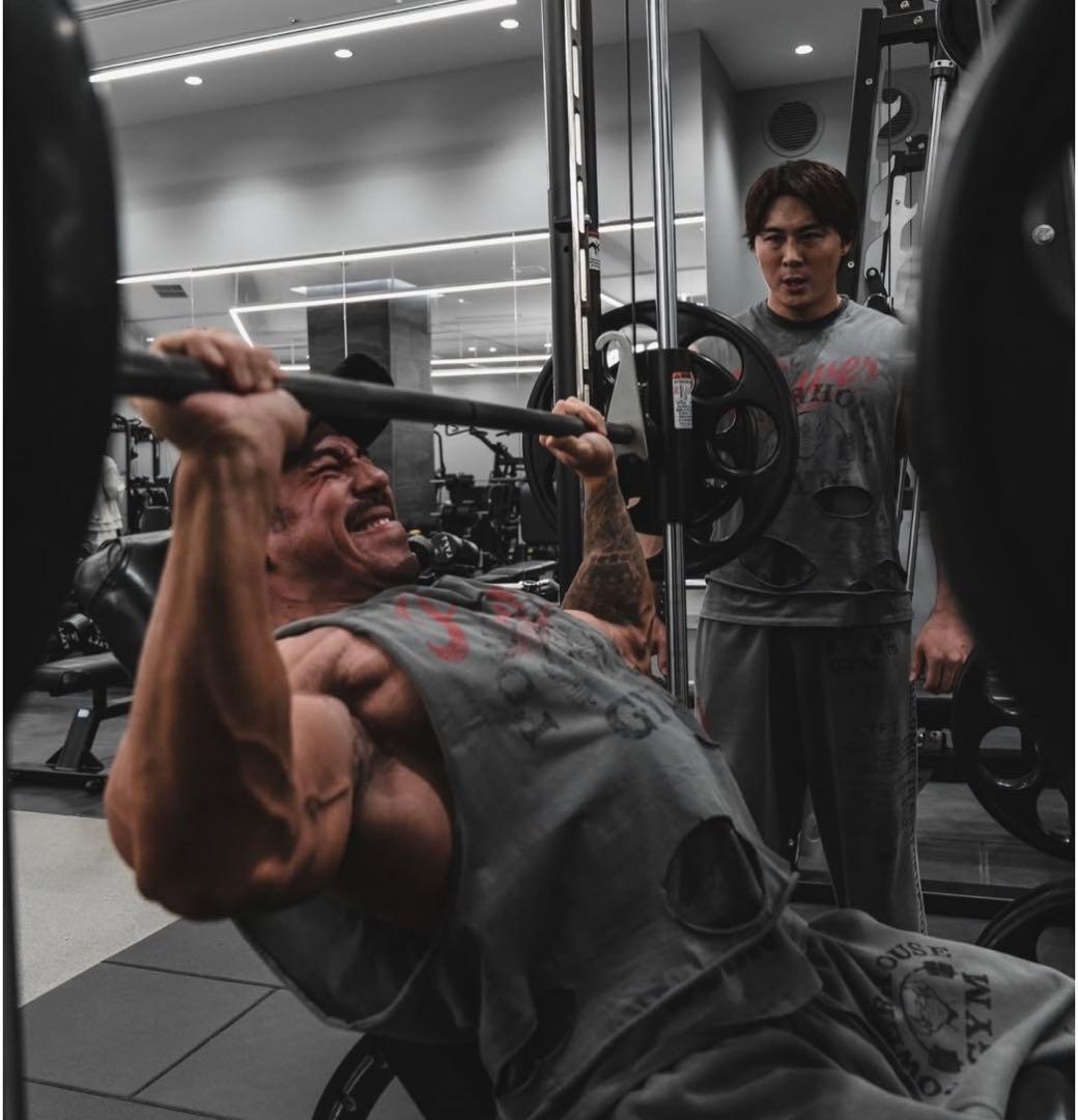 LÝFT × POWER HOUSE GYM ビンテージ Tシャツ グレー L