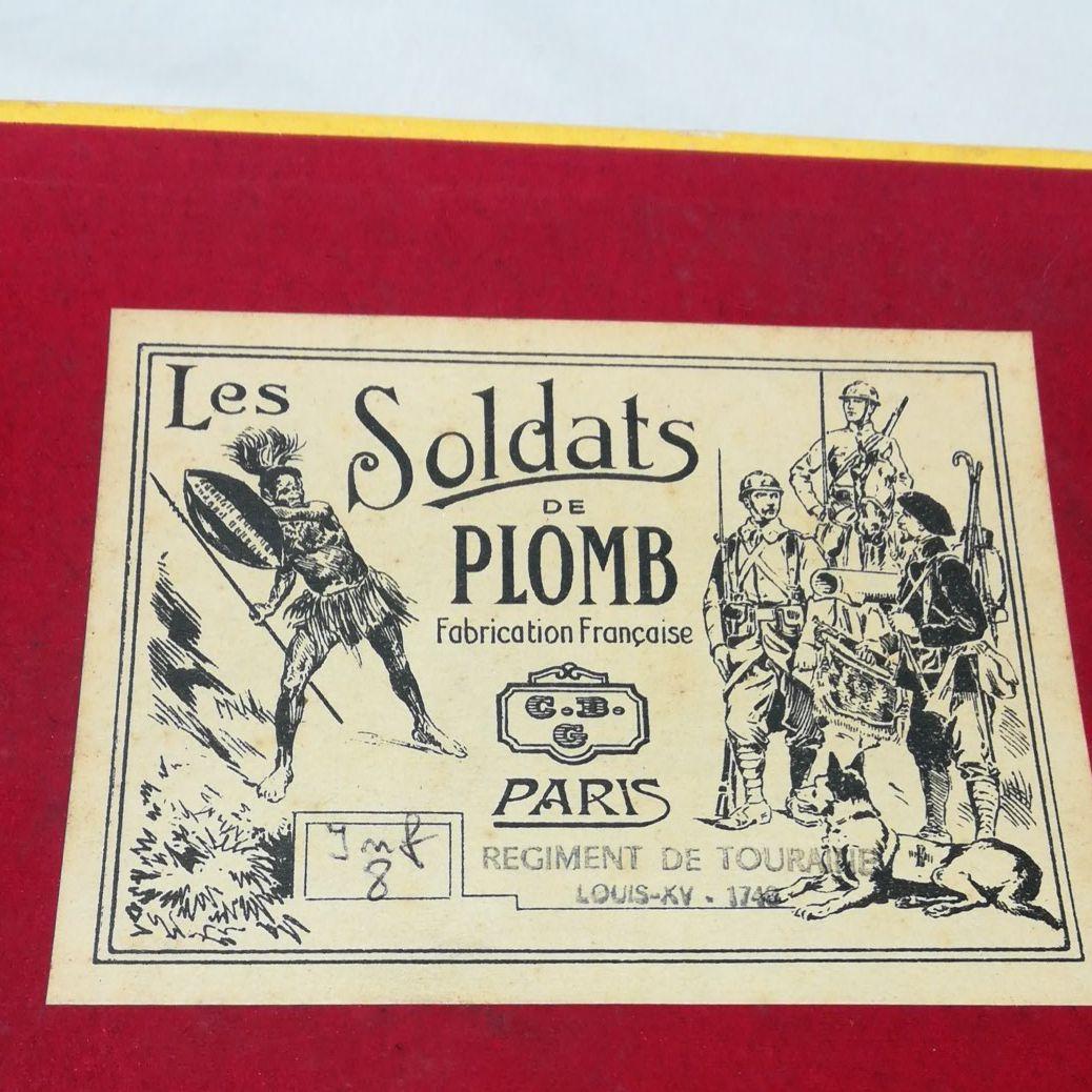 GBG Mignot ミニュ社 鉛人形 フランス 兵士 トゥレーヌ連隊 置物 美術