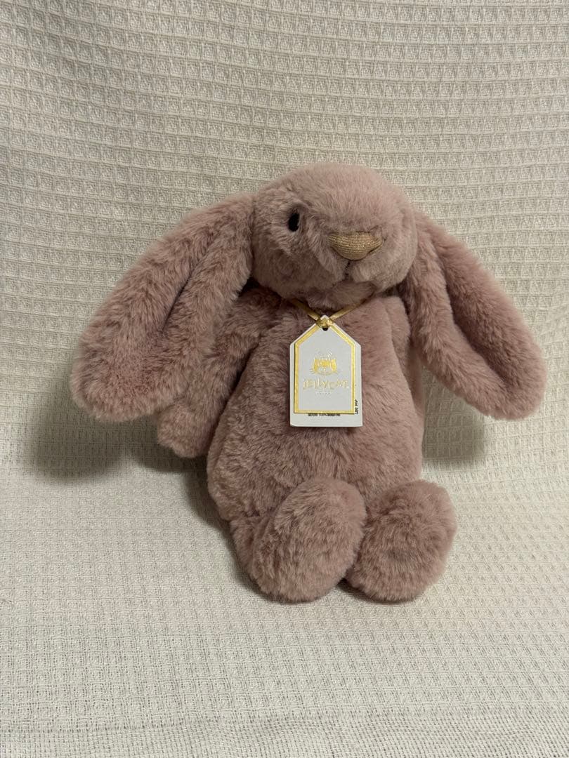  Bashful Luxe Bunny Rosa ぬいぐるみ