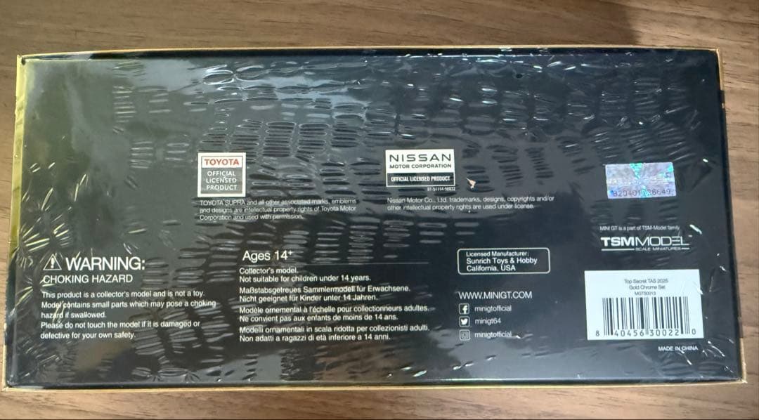 MINIGT TOPSECRET Gold Chrome Set☆TAS2025