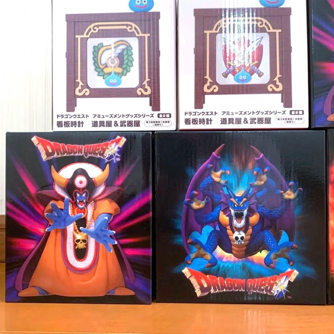 【新品未開封】ドラゴンクエスト　AM 伝説の魔王フィギュア　看板時計　６点セット