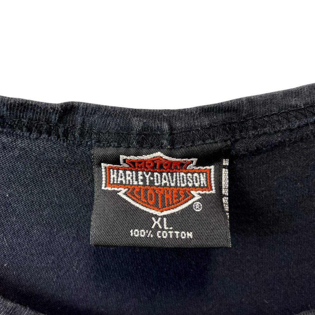 90s USA製 ハーレーダビッドソン イーグル 炎 両面 タンクトップ XL